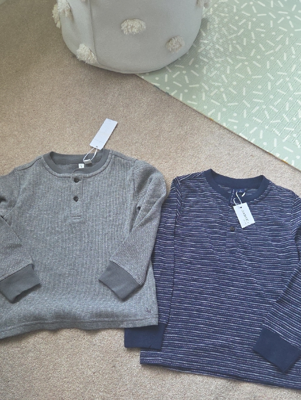 NWT Janie and Jack Long Sleeve Size 4 Shirts